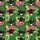 Angus Lover Black Angus Heads High Contrast Pink Hibiscus Golden Pineapple Monstera Palm Fabric Short-sleeve Hawaiian Shirt - 7