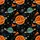 Edge-to-Edge Hawaiian Pizza Planets Galaxy Golden Rings Luminous Stars Design Short-sleeve Hawaiian Shirt - 7