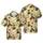 Possum Pirate Crew Nautical Hawaiian Pattern Antique Map Gold Coins Design Short-sleeve Hawaiian Shirt - 1