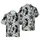 Tropical Occult Witches, Zombies & Ghostly Ladies Pattern: Skulls, Grimoires, Spiderwebs Short-sleeve Hawaiian Shirt - 1