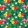 Flamingos in Santa Hats: Tropical Holiday Hibiscus & Monstera Foliage - Forest Green Pink Red Short-sleeve Hawaiian Shirt - 7