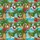 Santa Hawaiian Adventure Design: Surfing Santa, Beach Scenes, Woody Car & Reindeer Print Short-sleeve Hawaiian Shirt - 7