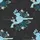 Hawaiian Ornate Roses & Pistols: Light Blue Floral, Engraved Cyan, Dark Teal Motif Short-sleeve Hawaiian Shirt - 7
