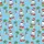 Santas Wearing Hawaiian Shirts Dancing Tropical Palm Trees Sand Blue Background Pattern Short-sleeve Hawaiian Shirt - 7