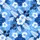 Hawaiian Tribal Honu Design: White Hibiscus, Monstera, Blue Swirl Background Short-sleeve Hawaiian Shirt - 7
