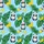 Opossum Lover Hawaiian Banana Palm Leaf Light Sky Blue Water Swirl Fabric Pattern Short-sleeve Hawaiian Shirt - 7