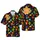 Let's Fiesta Sombrero Chili Cactus Guitars Maracas Tacos Confetti Fabric Print Short-sleeve Hawaiian Shirt - 1