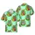 Raccoon Tiki Mask Hawaiian Fabric: Dancing Grass Skirts Leis Hibiscus Plumeria Sublimation Short-sleeve Hawaiian Shirt - 1