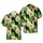 Black Cats Golden Eyes Tropical Floral Monstera Palm Hibiscus Bird Paradise Design Short-sleeve Hawaiian Shirt - 1