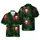 Seamless Hawaiian Skull Print: Realistic Skulls, Red Hibiscus, Dark Jungle Foliage Short-sleeve Hawaiian Shirt - 1