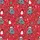 Possum Lovers: Santa Hat Christmas Light Scarf Candy Cane Gift Box Red Star Tropical Scene Short-sleeve Hawaiian Shirt - 7