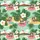 Tabby Cats Sunglasses Floatie: Crowned Feline Palm Hibiscus Botanical Sand Water Pattern Short-sleeve Hawaiian Shirt - 7