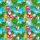 Santa Claus Tropical Beach Reindeer Holiday Scene - Palm Trees, Surfboards, Cocktail Short-sleeve Hawaiian Shirt - 7
