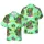 Raccoon Tropical Surf Hawaiian Pattern: Ocean Palm Trees Beach Scene Landscape Short-sleeve Hawaiian Shirt - 1