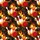 Bowling Action Strike: White Pins, Red Ball, Fiery Orange & Black Flames Design Short-sleeve Hawaiian Shirt - 7
