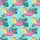 Hatted Skeletons Unicorn Floats Pool Water Hawaiian Botanical Print Design Short-sleeve Hawaiian Shirt - 7