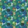 Green Alien Tropical Space Leaf Pattern with Planets & Flying Saucers Sublimation Graphic Short-sleeve Hawaiian Shirt - 7