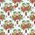 Hawaiian Christmas Santa Surfboard Snowmen Tiki Hibiscus Palm Blue Snowflakes Fabric Design Short-sleeve Hawaiian Shirt - 7