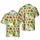 Hawaiian Christmas Design: Santa, Gingerbread, Reindeer, Snowmen, Gifts, Holly, Snowflakes Short-sleeve Hawaiian Shirt - 1