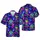 Neon Reindeer Santa Bauble Holly Hawaiian Brick Wall Christmas Layout Short-sleeve Hawaiian Shirt - 1