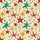 Hawaiian Red Golden Teal Starfish: Stylized Shapes, Black Outlines, Botanical Mosaic Short-sleeve Hawaiian Shirt - 7