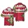 Festive Bigfoot Hawaiian Style Design: Santa Suits, Ugly Sweaters, Snow-Covered Townhouses Short-sleeve Hawaiian Shirt - 1