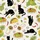 Black Cat & Mexican Food Hawaiian Design: Tacos Burritos Nachos Guacamole White Spice Backdrop Short-sleeve Hawaiian Shirt - 7