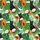 Black Cats Coconuts Papayas Watermelons Palm Fronds Monstera Leaves Design Short-sleeve Hawaiian Shirt - 7