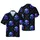 Hawaiian Pattern Stylized Mushrooms Glowing Gradient Moon Star Sun Glyphs Stardust Textile Short-sleeve Hawaiian Shirt - 1