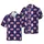 American Flag Sea Turtle Hawaiian Design with Tropical Palm Frond Fabric Sublimation Short-sleeve Hawaiian Shirt - 1