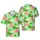 Yellow Duckling Sunglasses Hawaiian Beach Ocean Waves Palm Trees Hibiscus Pattern Short-sleeve Hawaiian Shirt - 1