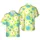 Hawaiian Blue Daisy White Daisy Yellow Center Light Blue Flowers Dotted Background Short-sleeve Hawaiian Shirt - 1