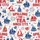 1773 Spilling The Tea Sailing Ship Fireworks Red White Blue Star Hawaiian Pattern Short-sleeve Hawaiian Shirt - 7