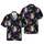 Anthropomorphic Cats Rainbow Sunglasses Scooter Tropical Leaves Hawaiian Pattern Short-sleeve Hawaiian Shirt - 1
