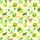 Margarita & Martini Cocktail Pattern: Lime Mint Tropical Watercolor Stripe Textile Print Short-sleeve Hawaiian Shirt - 7