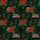 Bigfoot Fire Truck American Flag Hawaiian Red Hibiscus Dark Green Motif Short-sleeve Hawaiian Shirt - 7