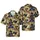 Pirate Skeletons Hawaiian Nautical Map: Captain, Jolly Roger, Daggers, Antique Chart Art Short-sleeve Hawaiian Shirt - 1