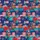 Patriotic Raccoon Uncle Sam Hat Waving Flag Hibiscus Tropical Foliage Design Short-sleeve Hawaiian Shirt - 7