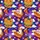 Domestic Cats Hawaiian Pattern: Burger Donut Pancakes Pizza Galaxy Nebula Design Short-sleeve Hawaiian Shirt - 7