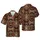 Polynesian Tiki Totem Masks Hawaiian Tribal Pattern Geometric Mosaic Background Short-sleeve Hawaiian Shirt - 1