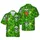 Skull Tropical Luck Pattern: Leprechaun Skulls, Gold Coins, Shamrock, Horseshoe Design Short-sleeve Hawaiian Shirt - 1
