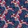 American Patriot Soaring Bald Eagle Distressed Flag Hawaiian Print Deep Blue Red White Short-sleeve Hawaiian Shirt - 7