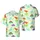 Hawaiian Cartoon Dinosaurs | Stegosaurus Brontosaurus T-Rex | Speckled Cream Landscape Short-sleeve Hawaiian Shirt - 1