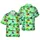 Bernese Mountain Dog Tropical Hawaiian Beach: Ocean Waves, Palm Trees, Plumeria Short-sleeve Hawaiian Shirt - 1