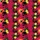 Tropical Rooster Hen Island Pattern: Sunset Ocean Palm Plumeria Crimson Magenta Short-sleeve Hawaiian Shirt - 7