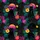 Black Cats Pink Sunglasses Hibiscus Palm Leaf Neon Purple Sublimation Art Short-sleeve Hawaiian Shirt - 7