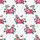Santa Claus in Swim Shorts, Flamingo Floats, Hibiscus Flowers, Tropical Leaves Design Short-sleeve Hawaiian Shirt - 7