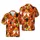 Spooky Hawaiian Fabric Print: Ghosts, Jack-O'-Lanterns, Reapers, Witches, Skulls, Bats Short-sleeve Hawaiian Shirt - 1