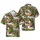 Santa Raccoon Christmas Hawaiian: Trees, Snowmen, Gingerbread, Gifts, Wood Plank, Snowflakes Short-sleeve Hawaiian Shirt - 1