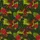 Dragon Fantasy Pattern: Roaring Dragons, Red Hibiscus, Forest Green Foliage, 8K Resolution Short-sleeve Hawaiian Shirt - 7